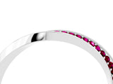 White gold Pavé Round Garnet Twist Band_10