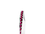 White gold Pavé Round Garnet Twist Band_11