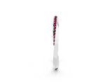 White gold Pavé Round Garnet Twist Band_27