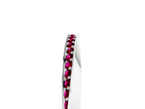 White gold Pavé Round Garnet Twist Band_30