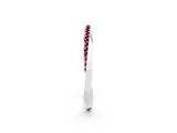 White gold Pavé Round Garnet Twist Band_36