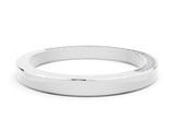 White gold Pavé Round Moissanite Channel Set Band_18