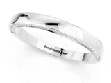White gold Pavé Round Moissanite Channel Set Band_19