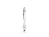 White gold Pavé Round Moissanite Twist Band_14
