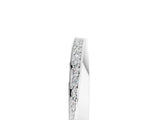 White gold Pavé Round Moissanite Twist Band_17