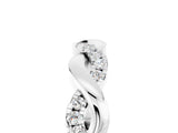 White gold Pavé Round Moissanite Twist Eternity Band with Shared Prong Setting_35