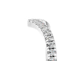 White gold Pavé Round Moissanite V-Shaped Chevron Band with Shared Prong Setting_11