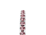 White gold Pavé Round Morganite Half Eternity Band with Shared Prong Setting_11
