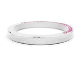 White gold Pavé Round Pink Sapphire Channel Set Band_18