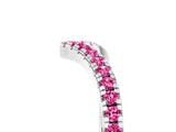 White gold Pavé Round Pink Sapphire V-Shaped Chevron Band with Shared Prong Setting_23