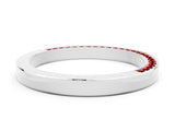 White gold Pavé Round Ruby Channel Set Band_18