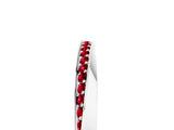 White gold Pavé Round Ruby Twist Band_11