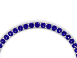 White gold Pavé Round Tanzanite Channel Set Band_34