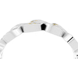 White gold Pavé Round Yellow Sapphire Interlocking Eternity Band with Bezel Prong Setting_10