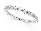 White gold Pave Round Diamond Beaded Band with Shared Prong Setting_13