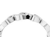 White gold Pave Round Diamond Interlocking Eternity Band with Bezel Prong Setting_39