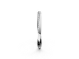 White gold Pave Round Diamond Twist Band_121