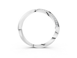 White gold Pave Round Diamond Twist Band_122