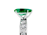 White gold Pear Cut Cut Channel Set Diamond Engagement Ring with Four-Prong Setting_5