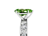 White gold Pear Cut Cut Channel Set Diamond Engagement Ring with Four-Prong Setting_5