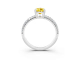 White gold Pear Cut Cut Diamond Milgrain Marquise Band with Prong Setting_3