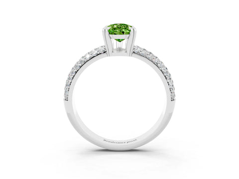 White gold Pear Cut Cut Diamond Milgrain Marquise Band with Prong Setting_3