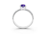White gold Pear Cut Cut Diamond Milgrain Marquise Band with Prong Setting_3