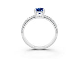 White gold Pear Cut Cut Diamond Milgrain Marquise Band with Prong Setting_3