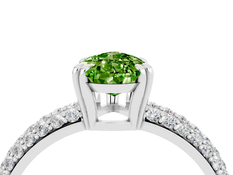 White gold Pear Cut Cut Diamond Milgrain Marquise Band with Prong Setting_4
