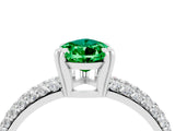 White gold Pear Cut Cut Diamond Milgrain Marquise Band with Prong Setting_4