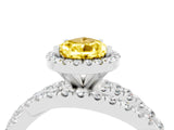 White gold Pear Cut Cut Halo Split Shank Prong Setting Ring_16