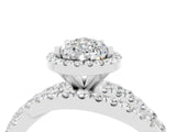 White gold Pear Cut Cut Halo Split Shank Prong Setting Ring_16