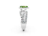White gold Pear Cut Cut Halo Split Shank Prong Setting Ring_26