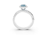 White gold Pear Cut Cut Halo Split Shank Prong Setting Ring_27