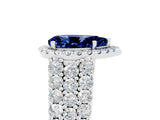 White gold Pear Cut Halo Pavé Diamond Engagement Ring with Split Shank and Four-Prong Setting_5