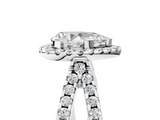 White gold Pear Cut Halo Split Shank Pave Set Ring_71