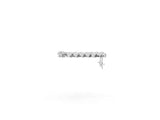 White gold Pear Diamond Cascading Leaf Drop Earrings_14