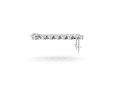 White gold Pear Diamond Cascading Leaf Drop Earrings_22