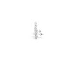 White gold Pear Diamond Curved Cluster Climber Earrings_1