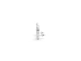 White gold Pear Diamond Curved Cluster Climber Earrings_8