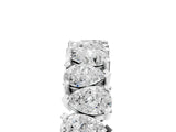 White gold Pear Diamond Shared Prong Eternity Band_5