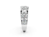 White gold Pear Halo Pave Diamond Engagement Ring with Milgrain Detailing_51