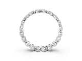 White gold Pear and Marquise Diamond Floral Promise Ring_3