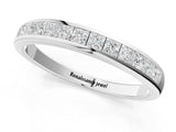 White gold Princess Cut Channel Set Diamond Eternity Band_21