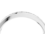 White gold Princess Cut Channel Set Diamond Eternity Band_24