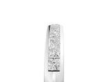 White gold Princess Cut Channel Set Diamond Eternity Band_25