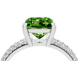 White gold Princess Cut Cut Diamond Milgrain Marquise Band with Prong Setting_4