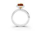 White gold Princess Cut Cut Halo Split Shank Prong Setting Ring_27