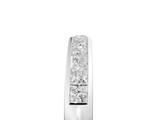 White gold Princess Cut Diamond Channel Set Eternity Band_17
