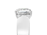 White gold Princess Cut Diamond Channel Set Solitaire Ring with Four-Prong Setting_39